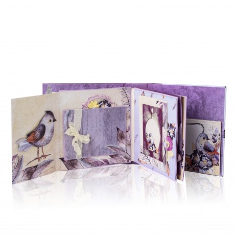 Scrapbooking, album ideas, Lavender Bliss cardstock paper pad, patterned paper, designer paper, Matty's Crafting Joy